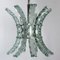 Lámpara de araña italiana Mid-Century de cristal tallado de Zeroquattro, Imagen 6