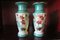 Vases in Glazed Opaline with Floral Motifs, 1900s, Set of 2, Image 1