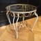 Wrought-Iron and Gilt Side Table in the Style of René Prou, 1930, Image 1
