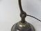 Art Nouveau Enameled Brass Banker's Lamp 21