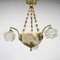 French Alabaster and Glass Lamp, Image 2