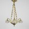 French Alabaster and Glass Lamp, Image 1