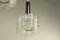 Vintage Glass Tube Pendant Lamps from Doria Leuchten, Set of 5, Image 3