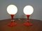 Glass & Plastic Tulip Bedside Lamps, 1970s, Set of 2, Image 8