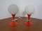 Glass & Plastic Tulip Bedside Lamps, 1970s, Set of 2, Image 14