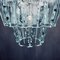 Mid-Century Art Glass Chandelier by Zero Quattro for Fontana Arte, Italy, 1960s 4