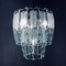 Mid-Century Art Glass Chandelier by Zero Quattro for Fontana Arte, Italy, 1960s 5