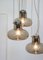 Vintage Italian Smoked Glass Chandelier, 1970s, Image 13