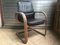 Fauteuil Vintage en Cuir Noir, 1970s 5