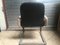 Fauteuil Vintage en Cuir Noir, 1970s 9