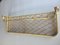 Vintage Aluminum Coat Hanger with 81/28 Gilded Mesh, 1970s 4