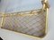 Vintage Aluminum Coat Hanger with 81/28 Gilded Mesh, 1970s 6