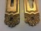 Art Nouveau Style Brass Handles and Signs, Set of 4 6
