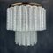 Mid-Century Murano Glass Tronchi Chandelier by Toni Zuccheri for Venini, Italy, 1960s 2