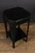 Art Deco Ebonised Piano Black Side Table 6