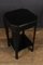 Art Deco Ebonised Piano Black Side Table, Image 6