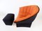 Moel Chair with Ottoman by Inga Sempé for Ligne Roset, Set of 2, Image 2