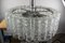 Lámpara de araña MCM vintage con forma de tambor de vidrio de Doria Leuchten, años 60, Imagen 3