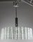 Lámpara de araña MCM vintage con forma de tambor de vidrio de Doria Leuchten, años 60, Imagen 7