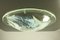 Plafón vintage de latón y cristal de Murano de Hillebrand Lighting, años 60, Imagen 1