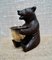 Small Black Forest Carved Bear with Brass Bowl 4