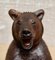 Small Black Forest Carved Bear with Brass Bowl 6