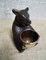 Small Black Forest Carved Bear with Brass Bowl 3