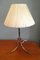 Table Lamp in Imitation Bamboo Gilt Metal, 1950s, Image 6