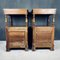 Vintage Wooden Nightstands, Italy, 1950s, Set of 2 9