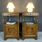 Vintage Wooden Nightstands, Italy, 1950s, Set of 2 2