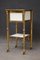 Late 19th Century Brass and Milk Glass Cabinet 34