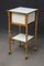 Late 19th Century Brass and Milk Glass Cabinet 6