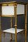 Late 19th Century Brass and Milk Glass Cabinet 20