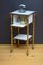 Late 19th Century Brass and Milk Glass Cabinet 35