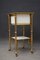 Late 19th Century Brass and Milk Glass Cabinet 7