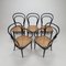 Mid-Century Bentwood and Cane Dining Chairs by Michael Thonet for Thonet, 1960s, Set of 5 2