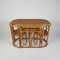 Mid-Century Bamboo and Wicker Side Table and 2 Chairs, 1960s, Set of 3, Image 1