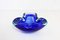 Blue Murano Glass Ashtray 1