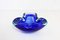 Blue Murano Glass Ashtray, Image 1