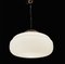 Mid-Century White Murano Glass Pendant Light 7