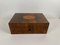 Large Restored Biedermeier Box in Walnut & Maple, Vienna, 1820s 11