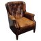 Vintage Dutch Cognac Colored Leather Club Chair 1