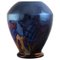 Vase aus glasierter Keramik von Edgar Böckman Höganäs, 1930er 1