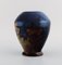 Vase aus glasierter Keramik von Edgar Böckman Höganäs, 1930er 2