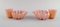 Shaped Bowls in Pink Art Glass from Barovier and Toso, Set of 2, Image 2