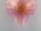 Large Leaf-Shaped Bowl in Pink Mouth-Blown Art Glass from Barovier and Toso, Image 3