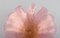 Scodella grande a forma di foglia in vetro rosa soffiato a bocca di Barovier & Toso, Immagine 2