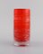 Vases in Mouth-Blown Crystal Glass by Bengt Edenfalk for Skruf, Set of 4 7
