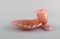Scodelle sagomate in vetro rosa di Barovier & Toso, set di 2, Immagine 4