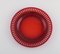 Plates in Red Mouth-Blown Art Glass by Monica Bratt for Reijmyre, 1950s, Set of 6 2